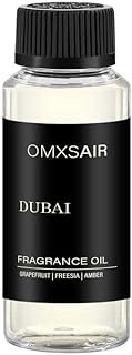 Luxury Hotel Scent Dubai Oil Diffuser Refill Kit | Long Lasting Essential Oil for Large Room, HVAC & Car Waterless Fragrance Diffusers| Nanotech Formula| Spa Calming Aromatherapy Oil (120ml/4.1 FL oz)