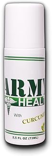 Roll On 100% Natural Turmeric Curcumin - Pain Reliever - Inflammation - Headache - Backache - Joint and Muscle Pain 2.5 Oz