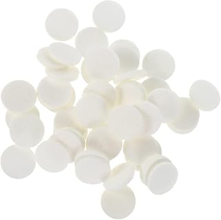 Ciieeo Essential Oil Diffuser Pads Replacement Refill 100Pcs Felt Aromatherapy Cotton Sheets for Necklace Locket Car Vent Clip 0.88X0.88In