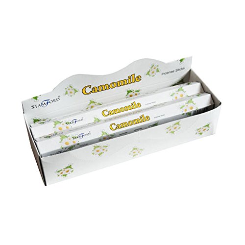 1 X Camomile - Box of Six 20 Stick Tubes, 120 Sticks Total - HEM Incense