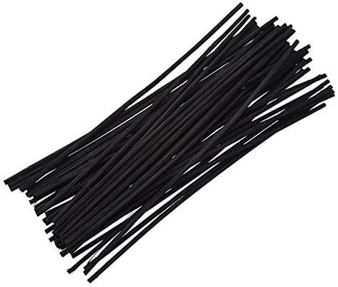 50/100PCS Handmade Black Reed Rattan Diffuser Sticks, Home Decor Replacement Fiber Aromatherapy Diffuser Sticks(50PCS)