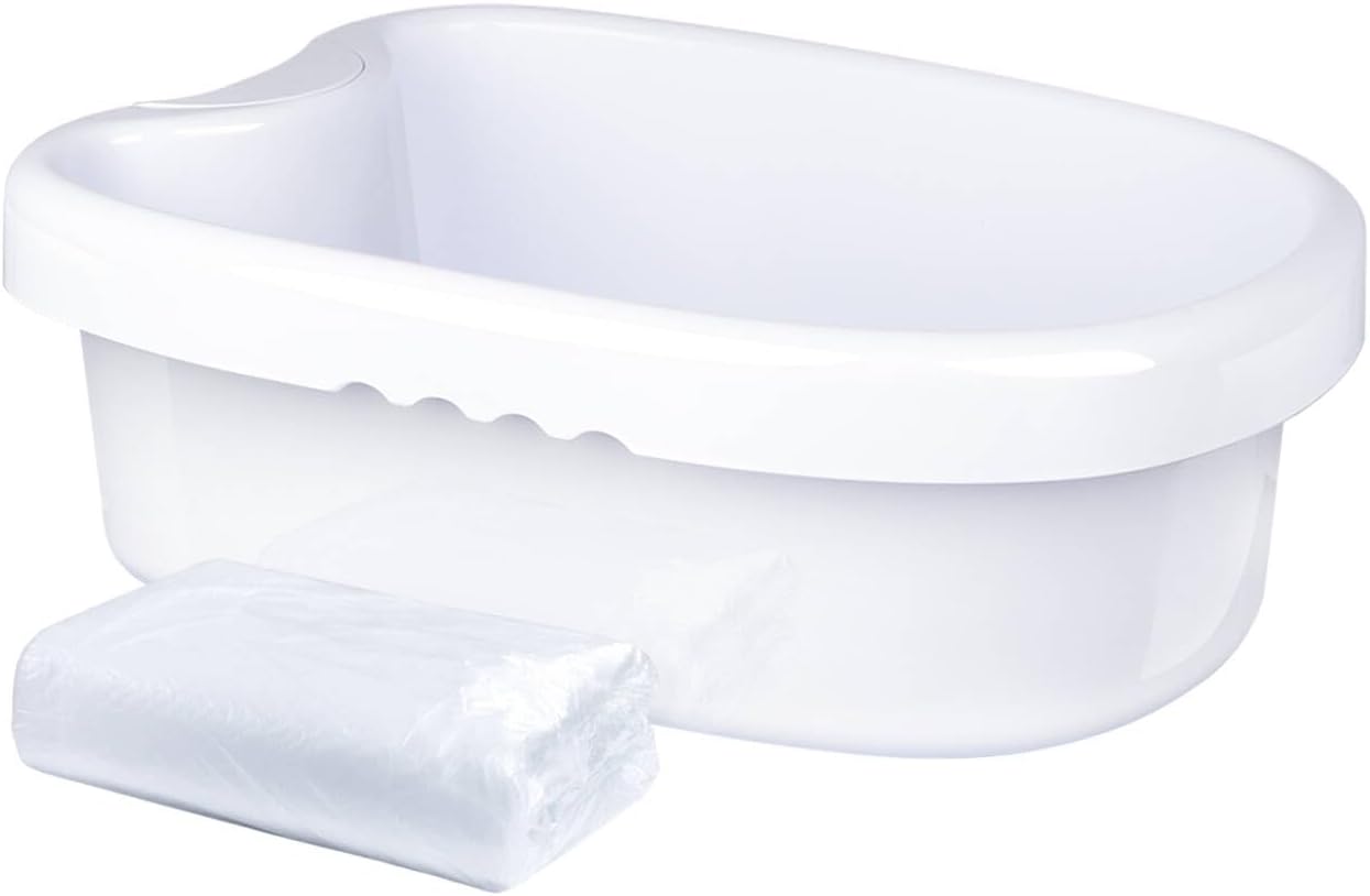 Ionic Bath Foot Basin for Detox Machine, Ionic Foot Bath Tub Basin, Feet Bucket with 100 Liners for Home Use