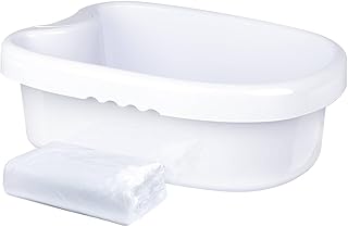 Ionic Bath Foot Basin for Detox Machine, Ionic Foot Bath Tub Basin, Feet Bucket with 100 Liners for Home Use