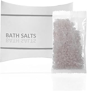 World Amenities Lavender Bath Salts - Pack of 25 - Perfect for Luxury Vacation Rentals