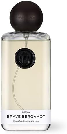 BONICA Olfactotherapy Perfume Spray, 3.4 oz, Fine Fragrance Mist for Room, Fabric & Car - Brave Bergamot