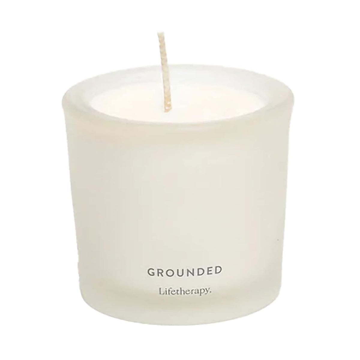 Lifetherapy Grounded Small Soy Votive Candle - Inspiring Scent