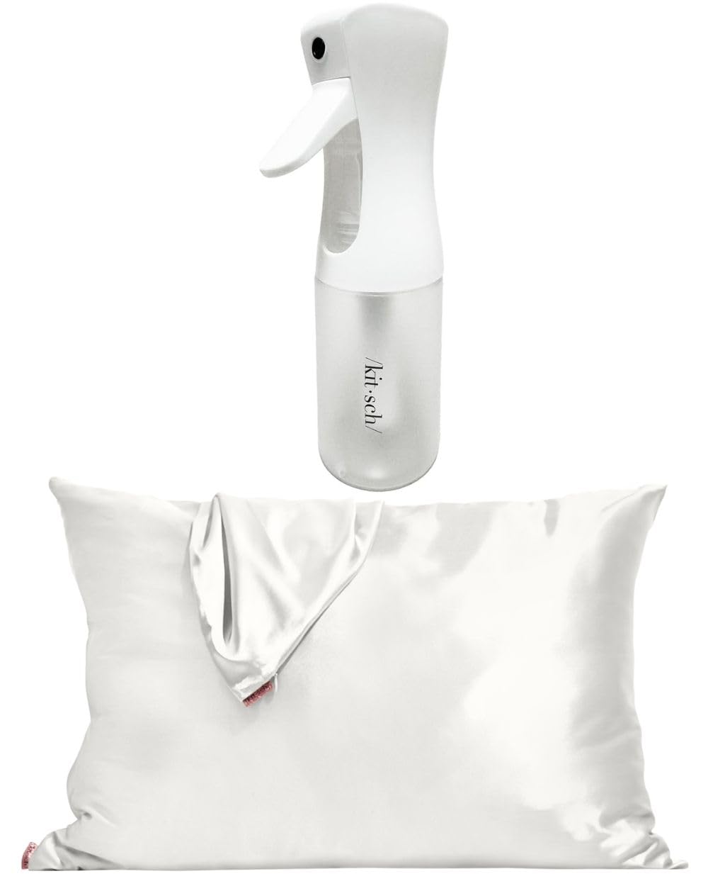 Kitsch Spray Bottle for Hair & Satin Pillowcase with Discount