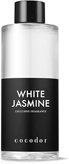 COCODOR Reed Diffuser Oil Refill/White Jasmine/6.7oz(200ml)/1 Pack/Aroma Therapy, Home Fragrance, Scented Oils, Oils for Reed Diffuser