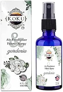 Gardenia Air Freshener - Room Spray - Odor Eliminator - Deodorizer - Car Air Freshener - Home Spray - Linen Spray - Fabric Refresher - Non-Toxic - Alcohol Free – 4 Oz