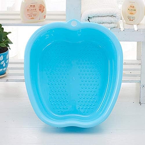 Foot Spa Soaking Tub with Massage Acupoint Foot Bath Soak Tub Feet Bath Basin Bucket for Soaking Feet,Toe Nails, and Ankles,Pedicure Blue