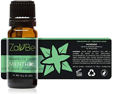 MABUA Menthol Essential Oil Blend 10 ml (1/3 oz) - Essential Oil for Diffuser Undiluted, Oils for Diffuser for Apartment Air Freshener