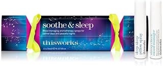 THISWORKS Soothe & Sleep Travel Gift Set Mini's, Deep Sleep Pillow Spray and Stress Check Mood Manager, for Wellness and Calming, Infused with Essential Oils