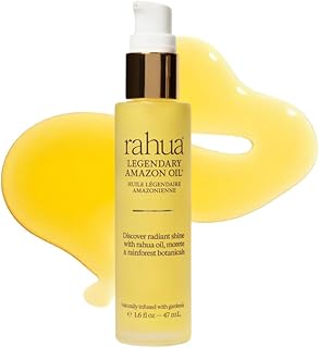 Rahua Legendary Amazon Hair Oil – Reduces Split Ends - Plant-Based Frizz Control, Shine Enhancer, and Strengthening Treatment with Concentrated Blend of Amazonian Oils – For All Hair Types – 1.6 fl oz