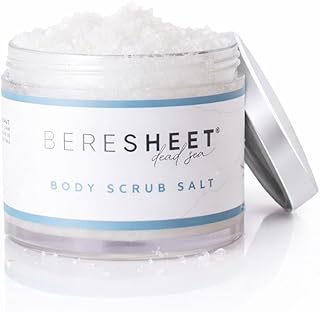 Salt Body Scrub – Natural Exfoliating & Hydrating Body Scrub with Dead Sea Minerals & Natural Oils – Deep Cleansing, Nourishing & Skin-Smoothing Scrub for All Skin Types