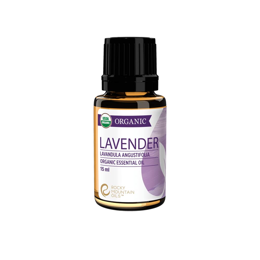 Rocky Mountain Oils Organic Lavender Essential Oil - Aromatherapy Essential Oils for Diffuser