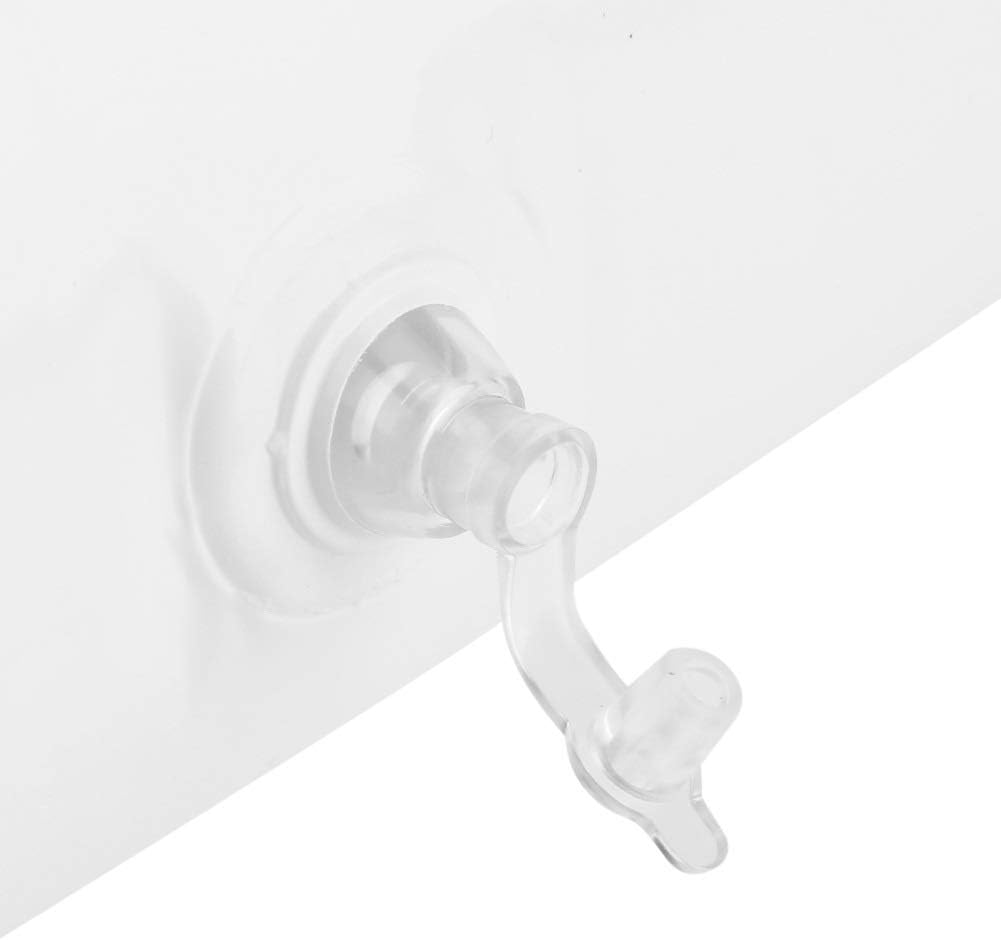 Nikou Bathtub Spa Pillow - Bath Cushion Bath Pillows White - Spa Pillow with Suction Cups,Supports Neck and Shoulders,for Hot Tub Home Spa Jacuzzi Bathtub Head Rest, Comfortable & Soft