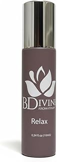 Essential Oil Roll-On – Natural Aromatherapy Blend in a Convenient Roller for Everyday Wellbeing (Relax)