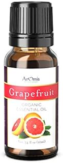 ArOmis Grapefruit Essential Oil - 100% Pure Therapeutic Grade - Undiluted, Premium Oil - 150 Micron Filtered, Perfect for Aromatherapy Diffusers (10ml / .34 fl oz)