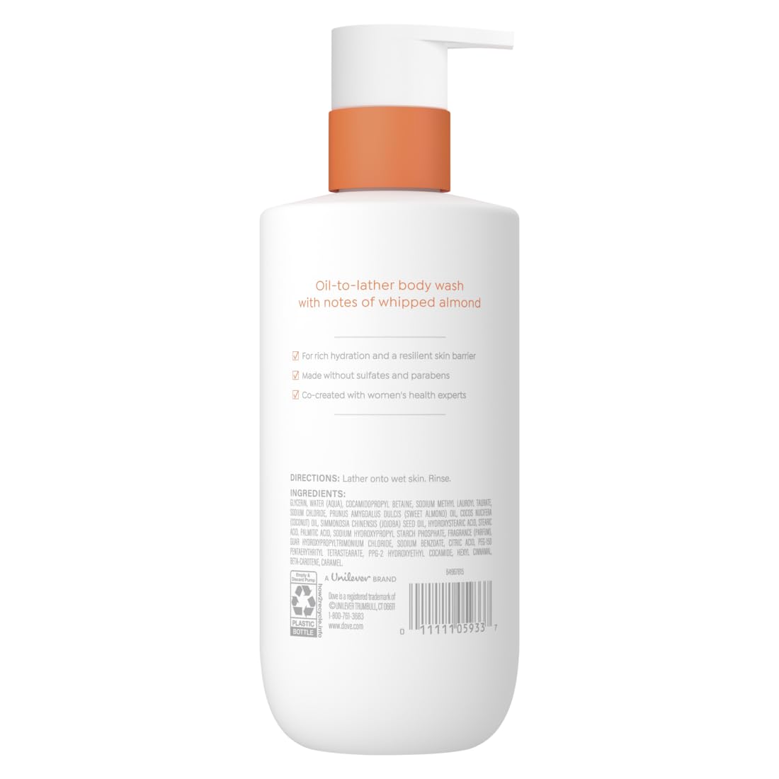 Dove Shower Body Oil Wash for Women, 14.2 oz | Ultra moisturizing oil-to-lather body wash that helps soothe dry, itchy skin and support the skin barrier