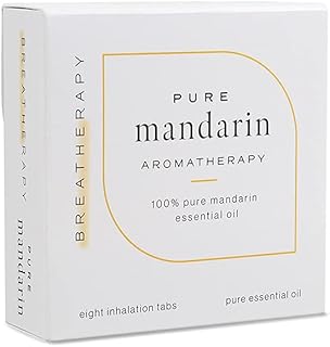 Aromatherapy Mandarin Patches - Pure Essential Oil Aroma Patch - Mandarin Essential Oil for Calming - 8-Pack