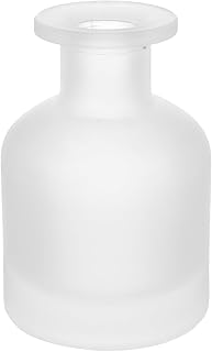 150ML/5OZ Empty White Frosted Glass Diffuser Bottles Refillable Aromatherapy Jars Essential Oil Perfume Storage Container DIY Fragrance Reed Diffuser Holders Accessories