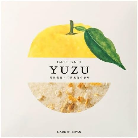 Bath Salt Powder/Aromatherapy Made in Japan Soaking, Relaxing, Rejuvnating (Yuzu)