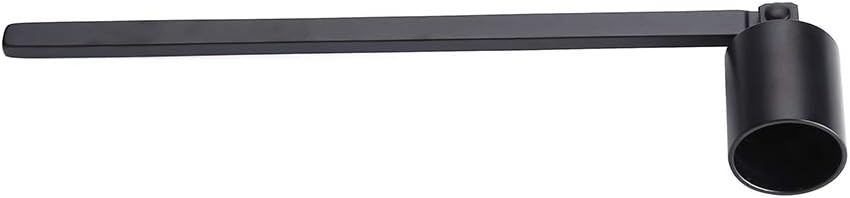 Candle Snuffer Black Elegant Candle Extinguisher Stainless Steel Candle Stopper Candle Accessory with Long Handle for Safe Extinguishing of Candle Wick Flame, 4 Colors