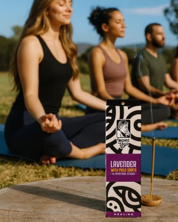 Lavender with Palo Santo Incense Sticks (14 Mystical Sticks) – Calming, Healing, Purifying & Natural Handcrafted Aroma