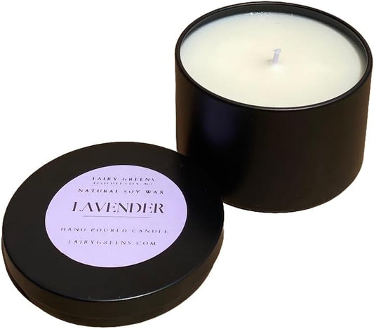 Lavender Soy Candle by Fairy Greens