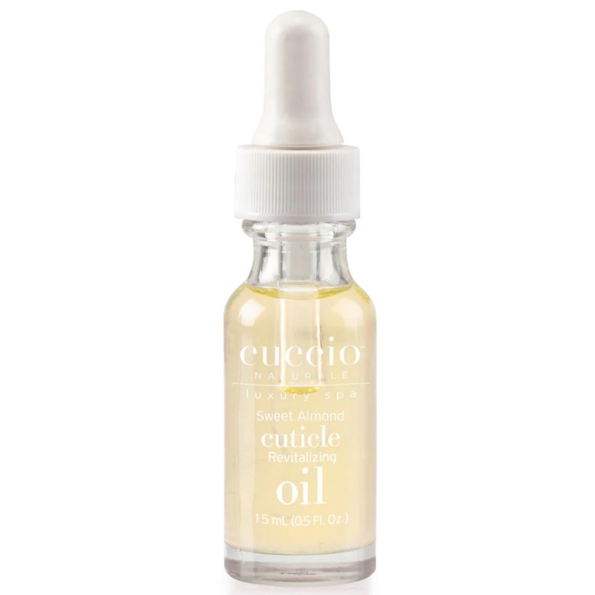 Cuccio Naturale Sweet Almond Cuticle Oil – Hydrating and Nourishing Treatment with Safflower Oil and Vitamin E – Sweet Almond Scent – Promotes Healthy, Strong Nails – 0.50 Fl. Oz. (15 mL)