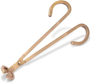 Skeem Candle Wick Trimmer - Luxury Matte Gold Wick Clipper - Stainless Steel Wick Cutter, Perfect Accessory for Candle Lovers