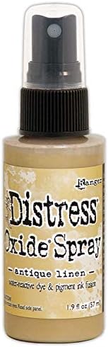 Tim Holtz Ranger Distress Oxide Sprays 3 Colors Including Antique Linen, Tea Dye and Walnut Stain, Bundle of 3 Items