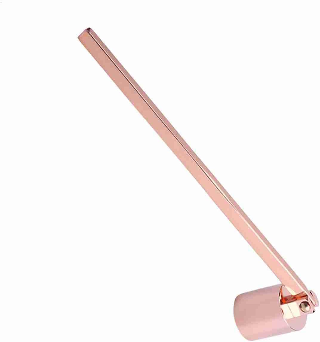 ZJchao Candle Snuffer, Candle Trimmer Set Snuffer Accessory Set Wick Trimmer Wick Cover (Rose Gold)