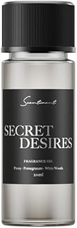 Scentiment Secret Desires Diffuser Oil - Premium Hotel Scent with Notes of Peony, Pomegranate & White Woods Home Scent, Hotel Fragrance Oil Diffuser Refill - 0.68 fl oz (20 mL)