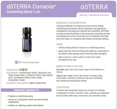 doTERRA - Console Essential Oil Comforting Blend - 5 mL