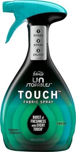 Febreze Unstopables Touch Fabric Spray and Odor Eliminator, Fresh, 27 oz