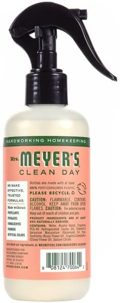 Mrs. Meyer's Geranium Room Freshener 8 Fl oz (Pack of 1)