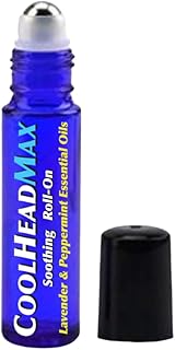 CoolHead Max Headache Roll On, Natural Essential Oil Migraine Topical, Headache Support Essential Oil Roller, Fast Cooling Comfort with Lavender and Peppermint Essential Oils (1 Pack)