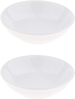 2 Pcs 3.8 Inch Round Replacement Ceramic Dish For Electric Burner Warmer