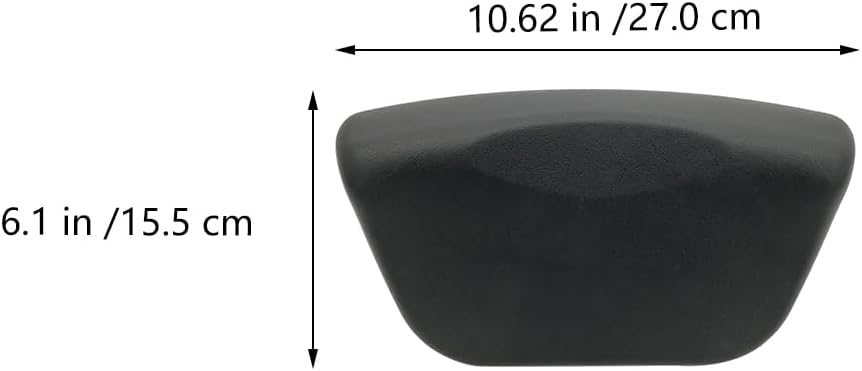 Spa Bath Pillow with Suction Cups Pu Bath Cushion Non-Slip Design for Home Headrest Neck Shoulder and Back