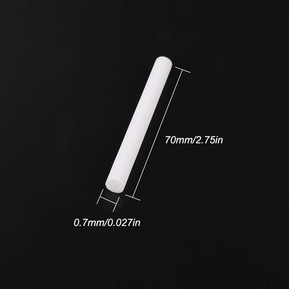 20PCS Car Diffuser Refill Sticks Filter Wick Replacement, Absorbent Refill Sticks，2.75 X 0.027 Inch for Car Diffuser Vent Clip