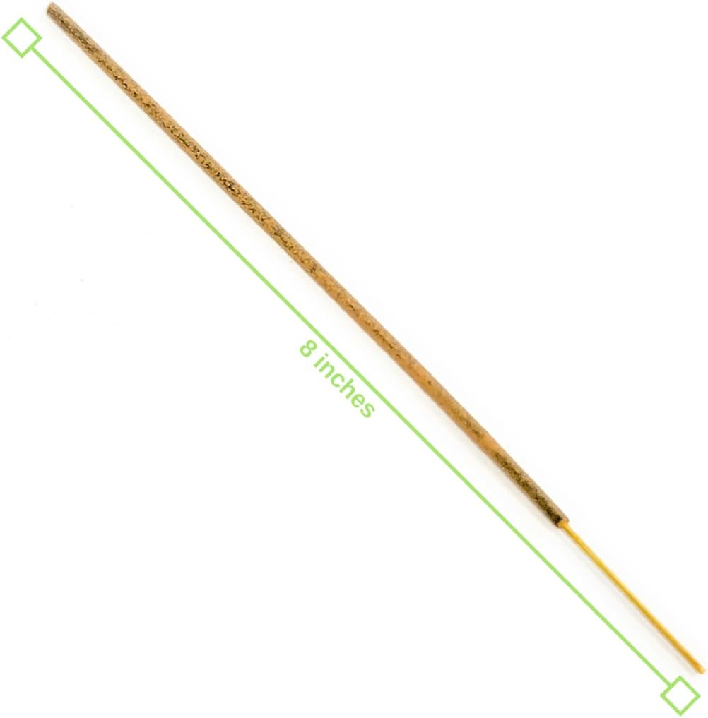 Ancient Sensations Premium Incense Sticks - 1% Natural No Chemicals - 1 Hour Burning - 100gr (Sandalwood)