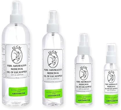 Eucalyptus Essential Oil 100% Pure 4oz or 8oz or 16oz for Aromatherapy, Massage, Topical & Household Uses