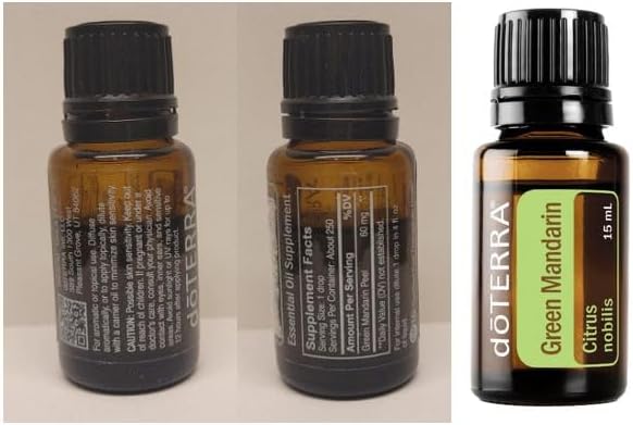 doTERRA Green Mandarin Essential Oil - 15 mL - Supports Healthy Digestive and Immune Systems