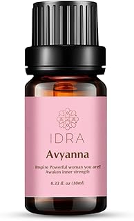 IDRA Avyanna Essential Oil Blend by Idra Wellness Inspire The Powerful Woman Therapeutic Grade Aroma for Diffusers & Aromatherapy Jasmine, Cedarwood Vanilla 10 ML