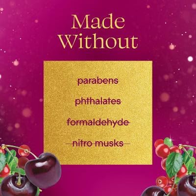 Glade 3-Wick Scented Candles, Black Cherry & Cranberry, 3-Pack, 6.8 Oz Each, Jar Candles