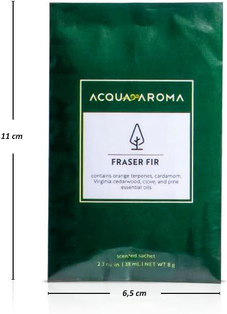 Acqua Aroma Fraser FIR Scented Sachet 8g Pack of 15 Small sachets