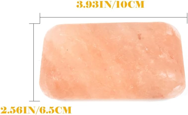 Large Hot Massage Stones Set Himalayan Salt Heated Warmer Stone for Spa Massage 2.56 x 3.93in (6.5x10cm)