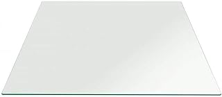 WGVI WGV Large Square Mirror Plate 14" Width, 4.5 mm Thickness, Frameless Sanded Edges, Quality Thick Candle Tray, Home Event Party Wedding Table Centerpiece Wall Decor, 1 Piece