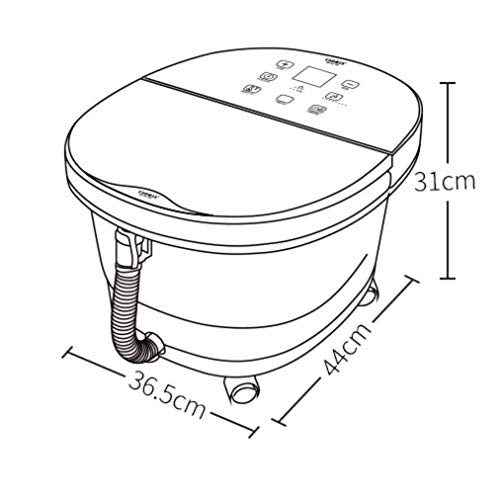 Massage Foot Tub Electric Washing Footbath Household Heating Bubble Barrels of Automatic Constant Temperature Pedicure